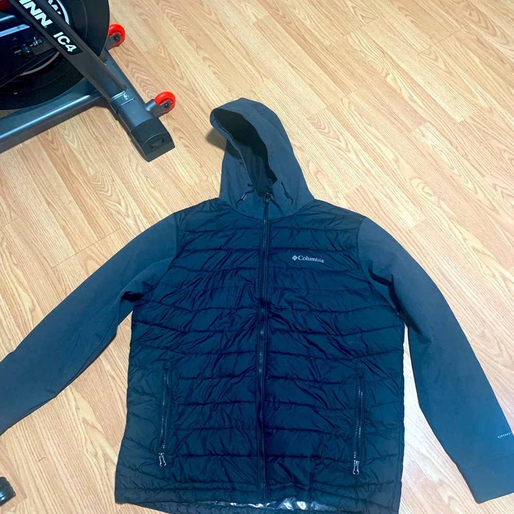 Columbia mens powder light hybrid jacket
